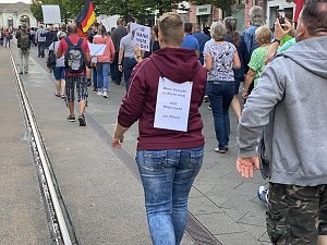 Montagsdemo in Nordhausen