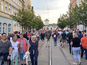 Montagsdemo in Nordhausen