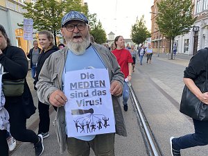 Montagsdemo in Nordhausen