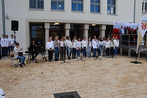 Es "Schillert" in Bleicherode - der Umbau des Gymnasiums wurde heute offiziell beendet