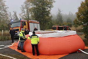 Katastrophenschutz&uuml;bung bei Rothess&uuml;tte