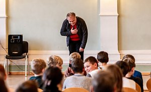 Das Duo Ruggieri trat am 1. Dezember im Humboldt-Gymnasium auf