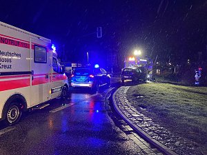 Unfall am Abend