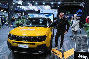 Peter Blei auf der Erfurter Automesse