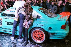 Peter Blei auf der Erfurter Automesse