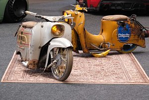 Peter Blei auf der Erfurter Automesse