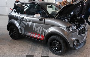 Peter Blei auf der Erfurter Automesse