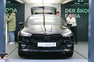 Peter Blei auf der Erfurter Automesse