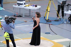Peter Blei beim Kugelsto&szlig; Indoor