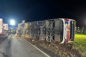 Verunfallter Elektro-Bus