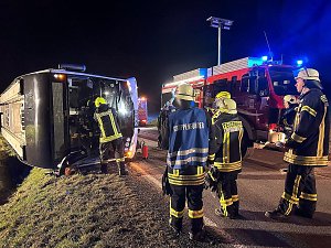 Verunfallter Elektro-Bus