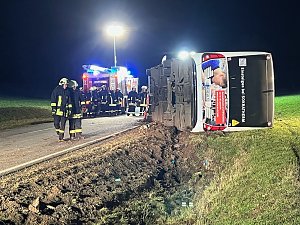 Verunfallter Elektro-Bus