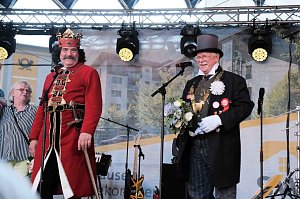 Peter Blei unterwegs auf dem 53. Rolandsfest