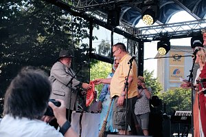Peter Blei unterwegs auf dem 53. Rolandsfest