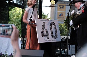 Peter Blei unterwegs auf dem 53. Rolandsfest