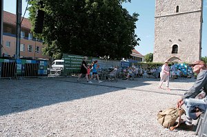 Peter Blei unterwegs auf dem 53. Rolandsfest