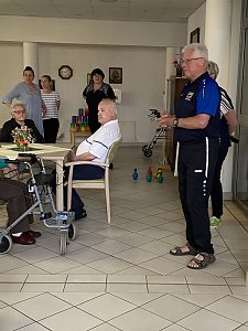Sportliche Unterst&uuml;tzung beim Sommerfest in Heringen