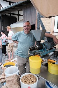 Peter Blei auf dem 31. Kunstmarkt in Friedrichsrode