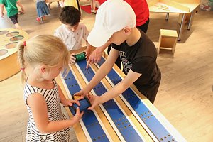 Mini-Mathematikum in der Kreissparkasse