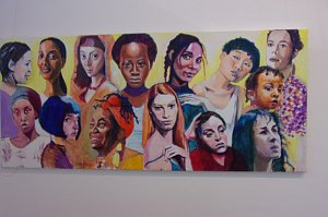 Vernissage in der Kreissparkasse - 30 Acrylbilder von Lutz Bolldorf sind derzeit zu sehen