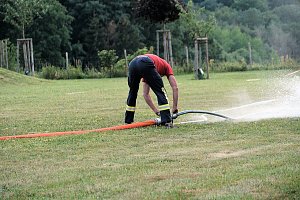 Feuerwehrwettkampf zur 750. Jahrfeier in Petersdorf