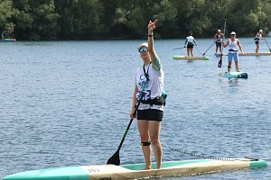 Grand Slam auf dem Wasser: beim EVN Sup Cup traf sich heute wieder die Elite der Stehpaddler auf dem Sundh&auml;user See