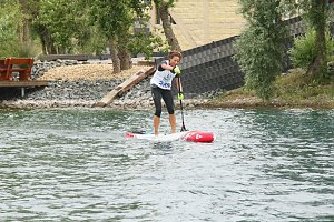 Grand Slam auf dem Wasser: beim EVN Sup Cup traf sich heute wieder die Elite der Stehpaddler auf dem Sundh&auml;user See