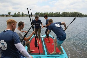 Familientag der "SUP Piraten" am Sundh&auml;user See