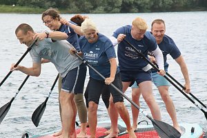 Familientag der "SUP Piraten" am Sundh&auml;user See