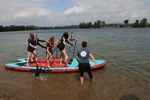Familientag der "SUP Piraten" am Sundh&auml;user See