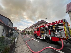 Feuer in Salza