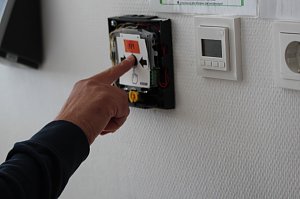 Feuerwehr&uuml;bung an der Biomethananlage in Bielen