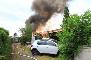 Fotos vom Feuer in Salza