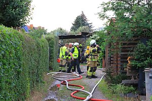 Fotos vom Feuer in Salza