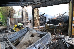 Fotos vom Feuer in Salza