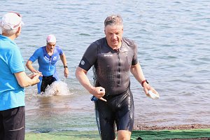 Die ersten Wettk&auml;mpfe beim Scheunenhof-Triathlon
