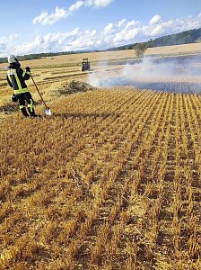 Feldbrand bei Klettenberg
