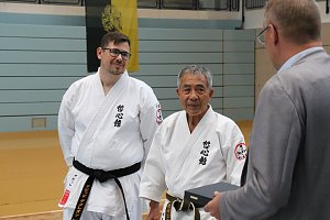Internationales Karate-Training in der Wiedigsburg-Halle