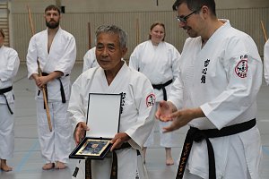 Internationales Karate-Training in der Wiedigsburg-Halle