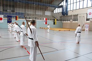 Internationales Karate-Training in der Wiedigsburg-Halle
