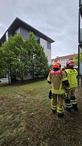 Feuerwehreinsatz in der Rautenstraße 16