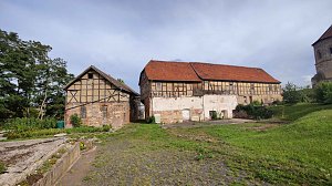 Peter Blei unterwegs im Kloster Göllingen