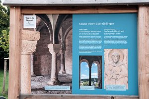 Peter Blei unterwegs im Kloster Göllingen
