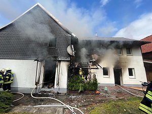 Wohnhausbrand inn G&ouml;rsbach