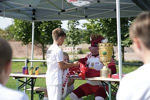 RB Leipzig Fussball-Trainingscamp beim VfB in Werther