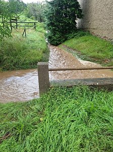 Sch&auml;den der Unwetter gestern und heute Morgen