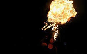 Feuer & Flamme am Kiesschacht in Nordhausen