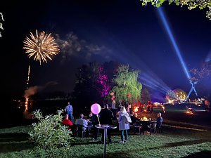 Gro&szlig;es Spektakel am Abend: das Lichterfest