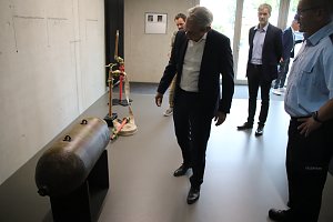 Th&uuml;ringens Innenminister Georg Maier stellte die Feuerwehrstatistik f&uuml;r das Jahr 2022 in der neuen Feuerwache in Nordhausen vor