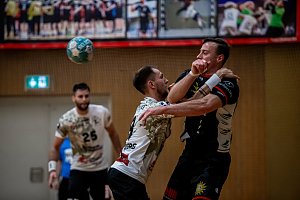 L&uuml;bbecke gegen den HC Elbflorenz in der Ballspielhalle Nordhausen